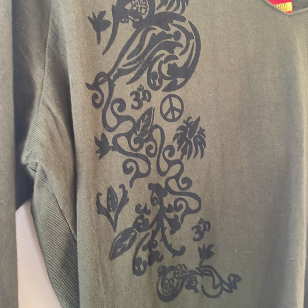NEW Fair Trade YAK & YETI long sleeved hooded shirt - Picture 3 of 5